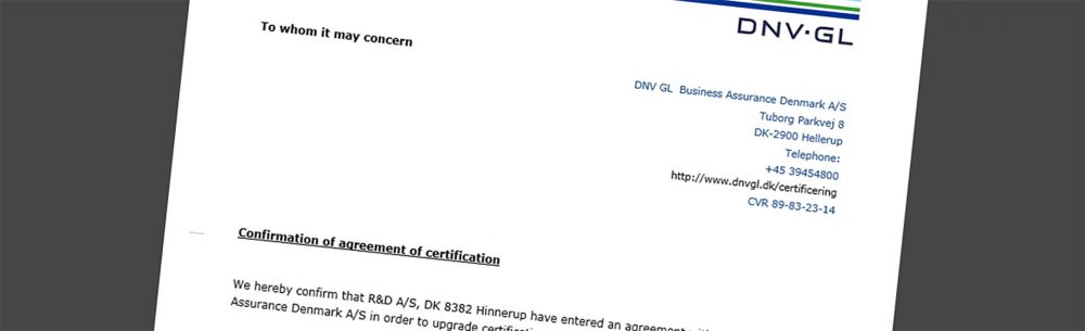 ISO certification